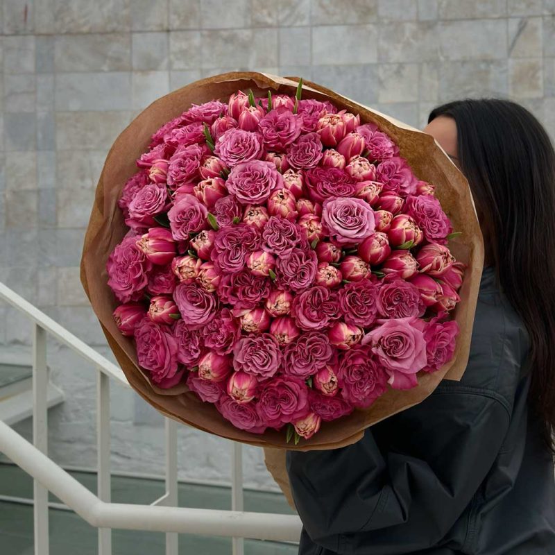 Luxurious Pink Bloom Bouquet